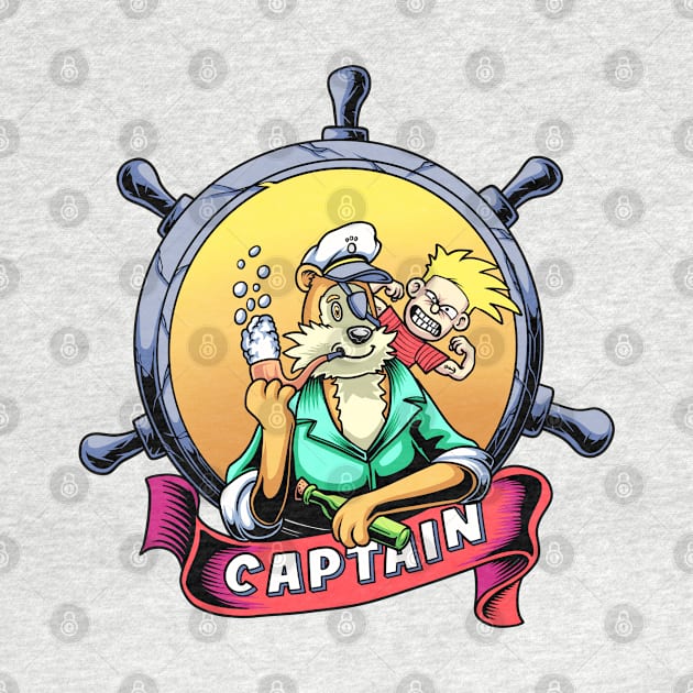 parody Calvin Hobbes Captain by inhistime5783